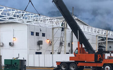 Constructora Fortaleza puente estructural de soporte de tubería
